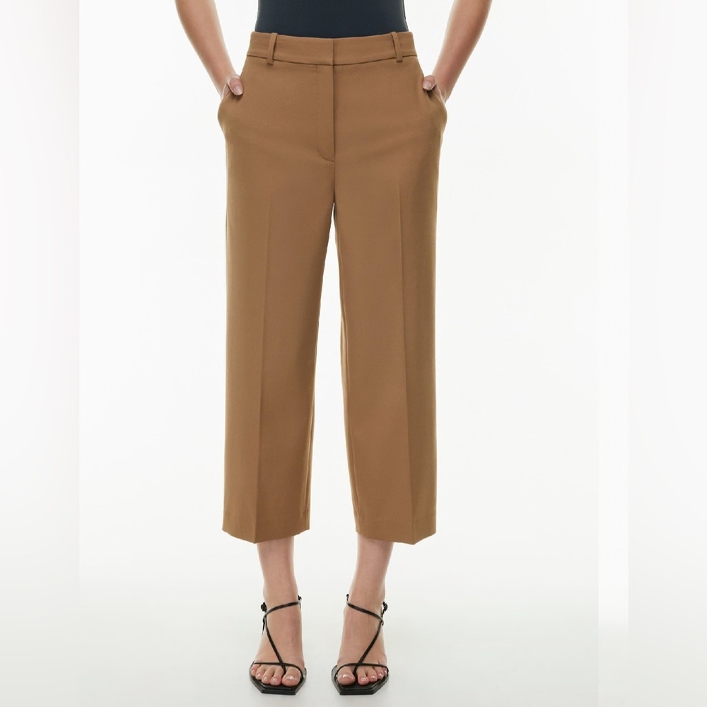Aritzia Babaton Agency Cropped Pant-City Wool size 12